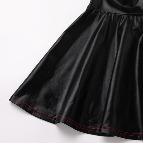 ABAFIP Women's Shiny Pleated Mini Skirt High Waisted Flared A-Line Short Rave Skater Skirts in Kuwait