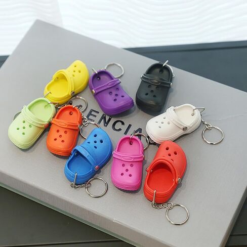 MPK DIY mini hole shoe keychain is a refreshing and summer getaway, making it a unique pendant keychain gift. in Saudi Arabia