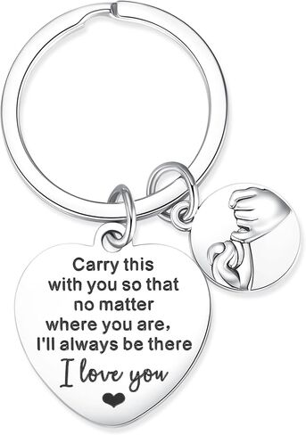 YATOJUZI Gifts for Mom,Thank You Gifts for Teacher Nurse Couple,Heart Keychain,Inspirational Gifts for Friends Sister Aunt in Kuwait