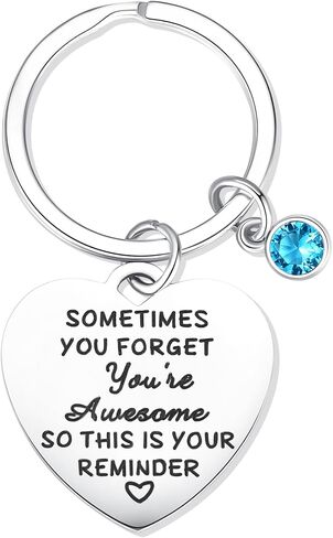 YATOJUZI Gifts for Mom,Thank You Gifts for Teacher Nurse Couple,Heart Keychain,Inspirational Gifts for Friends Sister Aunt in Kuwait