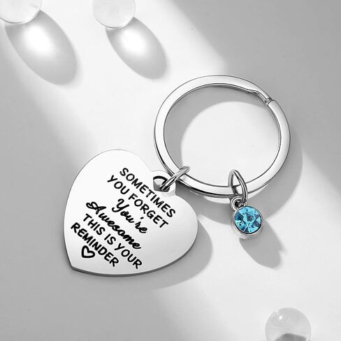 YATOJUZI Gifts for Mom,Thank You Gifts for Teacher Nurse Couple,Heart Keychain,Inspirational Gifts for Friends Sister Aunt in Kuwait