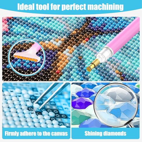 مجموعات الرسم الفني للفراشات والزهور الماسية من QENSPE للبالغين، لوحات نقاط الماس الحفر الكامل للمبتدئين، مجموعات طلاء فنية وحرف يدوية 5D مستديرة مقاس 12 × 16 بوصة in Kuwait