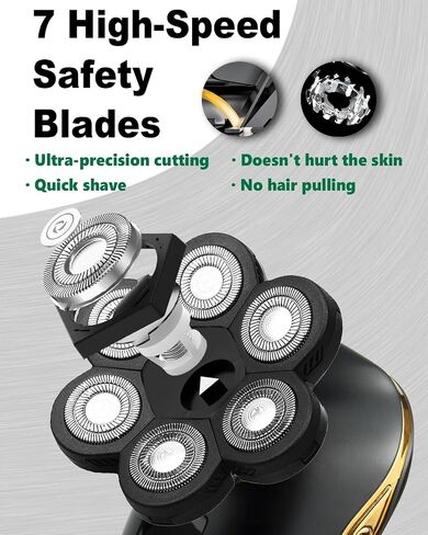 Amble 5-in-1 Electric Shavers Rotary Cutter Head - Accessories - 1 Cutter Head - Not Include Machine in Saudi Arabia