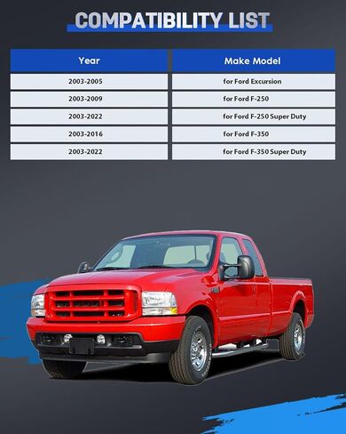 ECCPP 4 قطع 8 × 170 محور فواصل العجلات 2 بوصة 8 العروة 14 × 1.5 124.9 مم متوافق مع F-250 Super Duty 2003-2022 لـ F-350 2003-2009 2011-2016 in Saudi Arabia