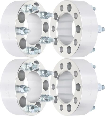 ECCPP 4PCS 2 inch 5 Lug 5x114.3 Wheel Spacers 5x4.5 to 5x4.5 12x1.5 82.5mm fit for 2011-2015 for Volt 2011-2014 for Chrysler 200 1999-2004 for Chrysler 300M 2000-2013 for Impala 1997-2019 for Malibu in Saudi Arabia