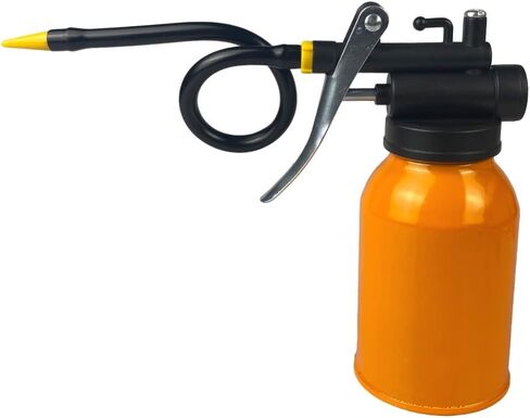 Metal Pump Oil Can with Flex and Straight Spout for All Lubrication Need of Car, Bikes and Machines in Saudi Arabia