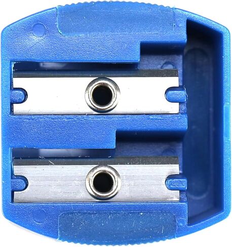 Iconikal 2-Size Hole Manual Pencil Sharpener with Rubber Grip, 6 Colors, 48-Pack in Saudi Arabia