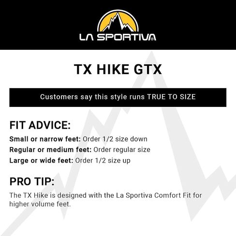 حذاء La Sportiva الرجالي TX Hike GTX للمشي لمسافات طويلة in Saudi Arabia