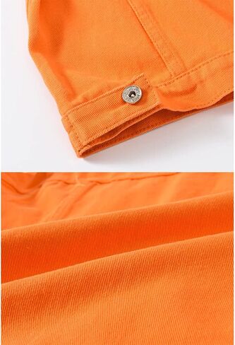 GINZOUS Men's Jean Fancy Color Denim Jacket in Kuwait