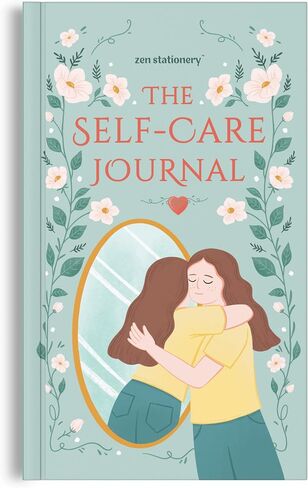 The Stress-Relief & Selfcare Journal - 180 Days Daily Reflection Notebook - The Anti-Anxiety Notebook - Guided Mental Healthy Journal for Women & Men - 2024 (White - Minimalist Bliss) in Saudi Arabia