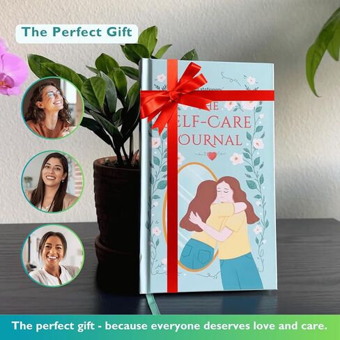 The Stress-Relief & Selfcare Journal - 180 Days Daily Reflection Notebook - The Anti-Anxiety Notebook - Guided Mental Healthy Journal for Women & Men - 2024 (White - Minimalist Bliss) in Saudi Arabia
