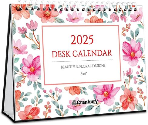تقويم مكتب صغير من CRANBURY 2024 - (المواسم) 8 × 6 تقويم مكتبي قائم، تقويم مكتبي منبثق ملون، تقويم مكتب الحامل، تقويم شهري صغير 2024 لسطح المكتب، بالإضافة إلى الملصقات in Saudi Arabia