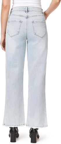 kensie Jeans for Women The Aubrey High-Rise Relaxed Straight 31-Inch Inseam, Sizes 0-14 in Saudi Arabia