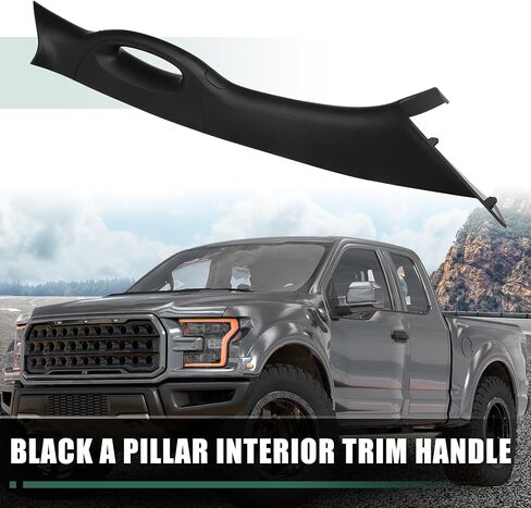 uxcell a Pillar Interior Trim Handle Right Passenger Side for Ford F150 2006-2008 Black in Saudi Arabia