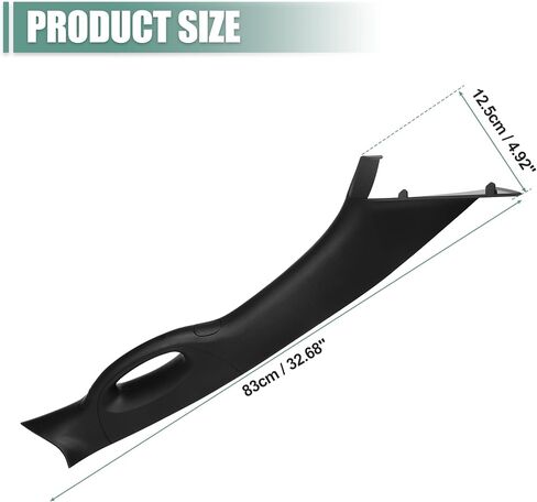uxcell a Pillar Interior Trim Handle Right Passenger Side for Ford F150 2006-2008 Black in Saudi Arabia