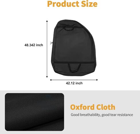 Jimen Compatible with Jeep Wrangler TJ JK JL Gladiator JT, 2PCS Front Door Storage Bags with Carry Handles in Saudi Arabia