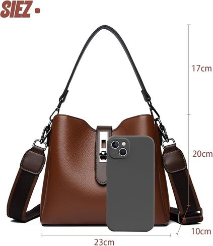 Eslcorri Hobo Bags for Women - Leather Crossbody Bags Fashion Purses and Handbags Ladies Shoulder Tote Satchel in Saudi Arabia