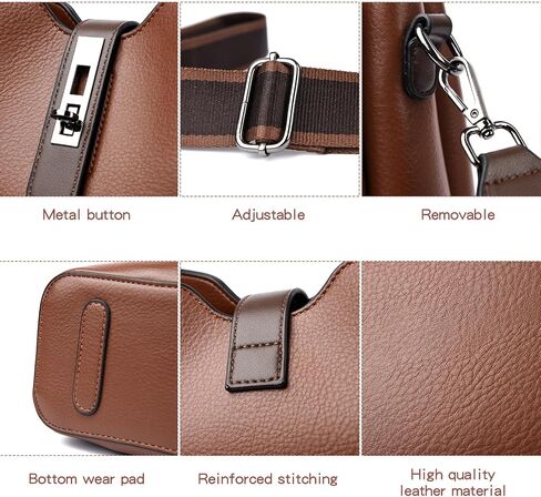 Eslcorri Hobo Bags for Women - Leather Crossbody Bags Fashion Purses and Handbags Ladies Shoulder Tote Satchel in Saudi Arabia