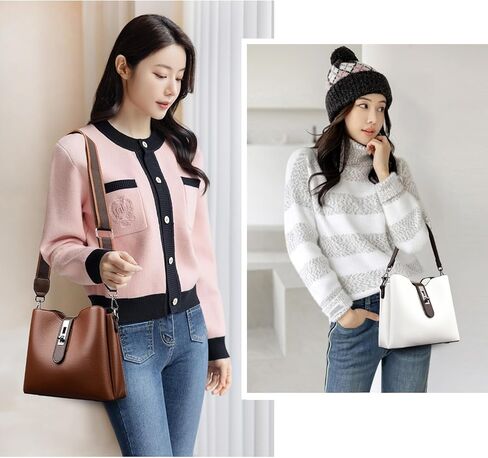 Eslcorri Hobo Bags for Women - Leather Crossbody Bags Fashion Purses and Handbags Ladies Shoulder Tote Satchel in Saudi Arabia