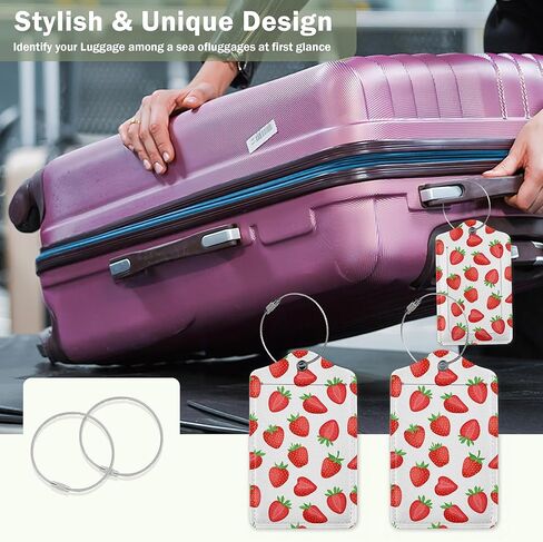 2 Pcs Basketball Texture Luggage Tags,Cruise Luggage Tag with Privacy Flap,Name Id Label and Steel Loop for Women Men Travel Bag Suitcase in Kuwait