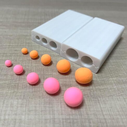 SPANSEE 2 PCS Round Shape Polymer Clay Bead Roller, Bead Maker, Bead Roller Tool, Clay Roller, Modelling Clay Making Tool, Helps You Make Round Shape Beads in 5 Sizes in Saudi Arabia