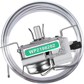 WP2198202 thermostat control, Ultra Durable wp2198202 refrigerator thermostat-Exact Fit for Whirlpool & Kenmore Refrigerators - Replaces 2161284 2198201 PS11739232 AP6006166 in Saudi Arabia