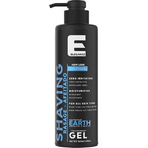 Elegance Transparent Shaving Gel Earth 16.9 Oz
