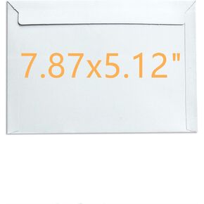 A5 6.3X 9.6" Letter Size Mailing Envelopes Suit for Mail Documents Invoice Folding Goods Book Photograph Self Adhesive Closure with Unrecoverable Easy Opening (11Pack)