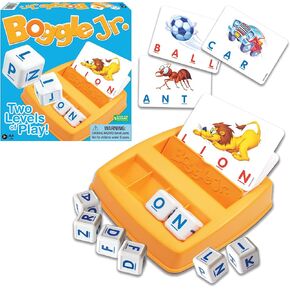 Winning Moves Boggle Jr, The Original Grow-with-Me Alphabet Learning Game Games USA, Word and Picture Recognition Learning Game for Kids Ages 3+