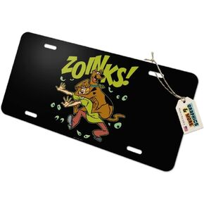 GRAPHICS & MORE Scooby-Doo Zoinks Eyes Novelty Metal Vanity Tag License Plate
