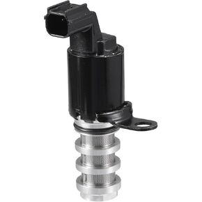 Engine Variable Valve Timing VVT Solenoid No.1583059B004 - Car Engine Camshaft Oil Control Valve - for Honda Civic 2016-2019 Metal Silver Tone - 1 Pc