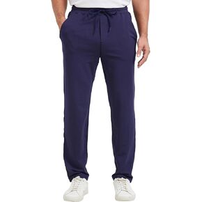 netdraw Men's Ultra Cozy Viscose Bamboo Sweatpants Cotton Lounge Casual Jogger Tapered Pants in Kuwait
