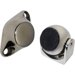 Marine 316 Stainless Steel 2 inch Magnetic Holder Door Stop Wall Mount Soft Catch Doorstop for Boats, RV, Hold Your Doors Open Softly