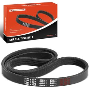 A-Premium Engine Serpentine Drive Belt Compatible with Chrysler, Dodge, Honda, Mitsubishi, Plymouth, Saab & Subaru Cars - CR-V, Outback, Forester, Impreza, Legacy, Avenger, Sebring, Eclipse & More