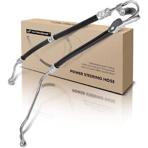 A-Premium Power Steering Hose Pressure Hose Line Assembly Compatible with BMW 328i 2007-2012 128i 2008-2012 2.0L 3.0L Pump To Gear/Rack Pinion