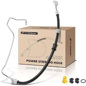 A-Premium Power Steering Hose Pressure Hose Line Assembly Compatible with Honda Accord 1998 1999 2000 2001 2002 3.0L, Pump To Rack, Replace# 53713S80G01