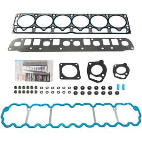 PHILTOP HS9076PT3,HS5713Z Head Gasket Set Compatible with 1996-1998 Cherokee, 1997-1998 Wrangler, 1996-1998 Grand Cherokee 4.0L, Cylinder Head Gasket Kits with Bolts