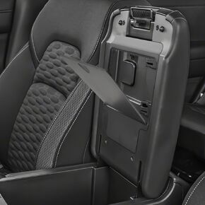 EDBETOS Center Console Hidden Organizer Box Compatible with Nissan Pathfinder Accessories 2022 2023 2024 R53 Accessories Armrest Secret Compartment One-Touch Hidden Storage