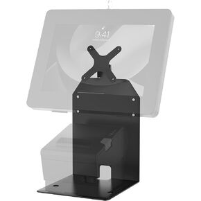 CTA Digital ADD-PARAPOS Single VESA Plate POS Station with Printer Stand, Magnetic Scanner, and Card Reader Holder