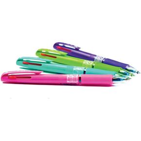 JVPEN Ballpoint Pen Office Supplies series (0.38mm Jet3Ball M_4Assorted)