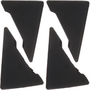 SUPVOX Door Guards for Cars 4pcs Edge Protector Door Protectors for Vehicles Auto Door Edged Door Edges Guard Universal Car Door Corner Guard Car Door Protector Guard Plate Black