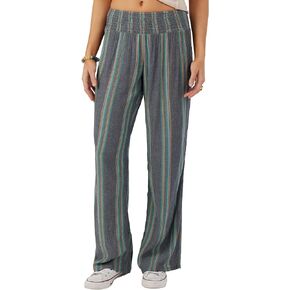 O'NEILL Women's Johnny Pant - Comfortable and Casual Straight Leg Pants with Elastic Waist