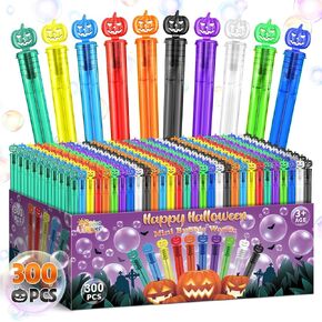SpringFlower Halloween Party Favor for Kids، Halloween Mini Bubble Wands للخدعة أو العلاج، مكافآت الفصول الدراسية المدرسية، حشو حقيبة الهالوين الجيدة، 36 حزمة