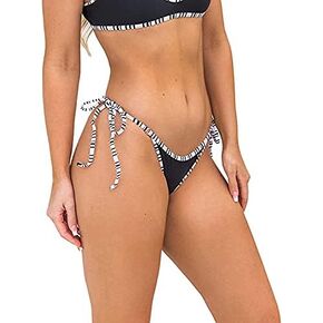 Wicked Weasel Sexy Swimwear 4038 Riviera Black Thong Bikini Bottom
