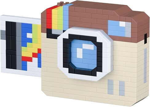 Classic Retro Camera DIY Camera Series - Cute Cameras Series Mini Bricks Micro Building Kit Toys, Desktop Ornaments Compatible with Nano for Kids in Saudi Arabia
