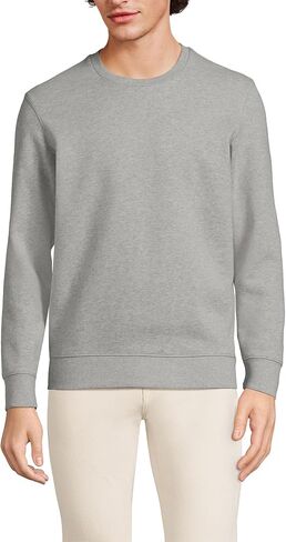 Lands' End Men's Long Sleeve Serious Sweats Crewneck Sweatshirt in Kuwait