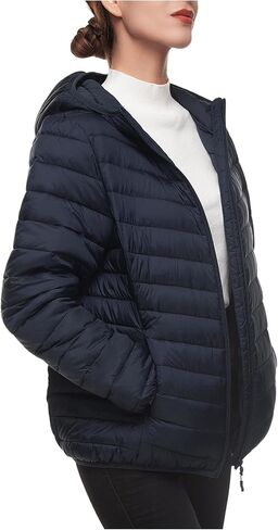 Rokka&Rolla Women's Lightweight Packable Puffer Jacket Winter Coat in Saudi Arabia