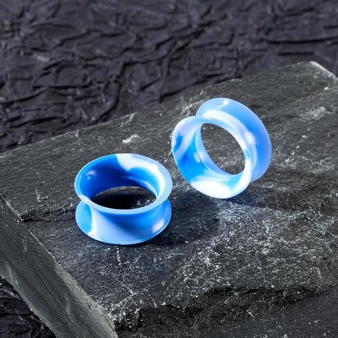 JOYTOYOU 20Pcs Camouflage Silicone Ear Gauge Tunnels Stretching Kit Flesh Tunnels Expander Set 2g to 1" in Kuwait