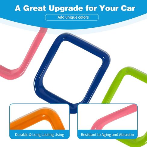 for Compass Front Grille Insert Cover Trim Frame Compatible with Jeep Compass 2021 2022 2023 Rainbow Exterior Accessories 7pcs in Saudi Arabia