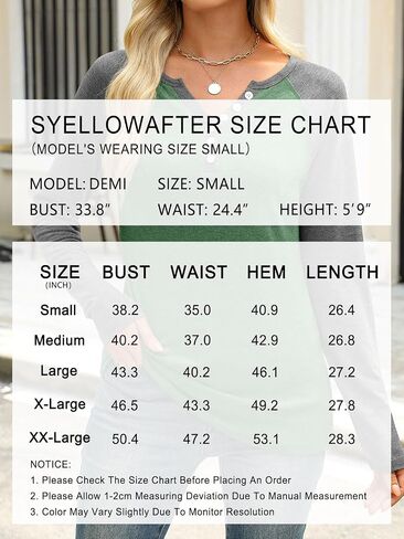Syellowafter النساء هينلي راجلان كم طويل كتلة اللون بلايز عادية فضفاض ربيع الخريف سترة مترهل قمصان متأنق بلوزة in Saudi Arabia
